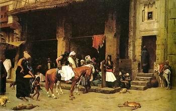 unknow artist Arab or Arabic people and life. Orientalism oil paintings  455 Norge oil painting art